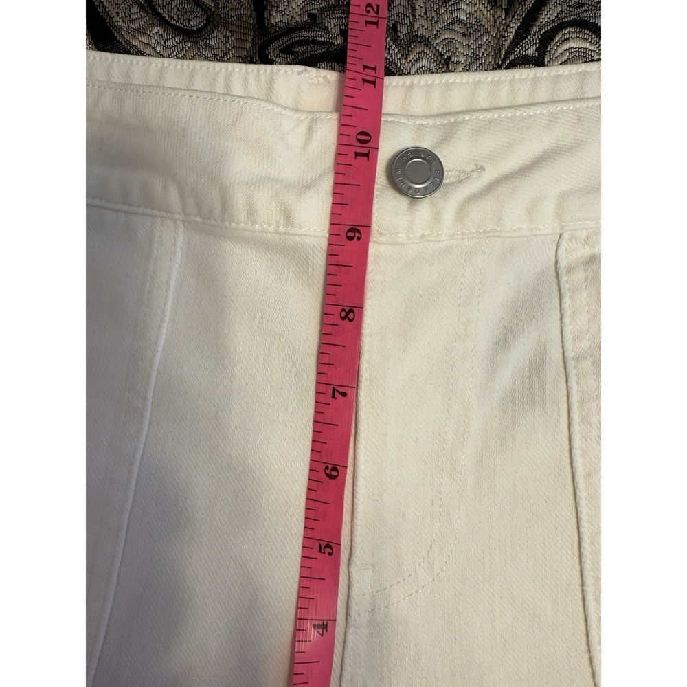 Halara Flex Denim Shorts, White, NWT - Picture 6 of 8